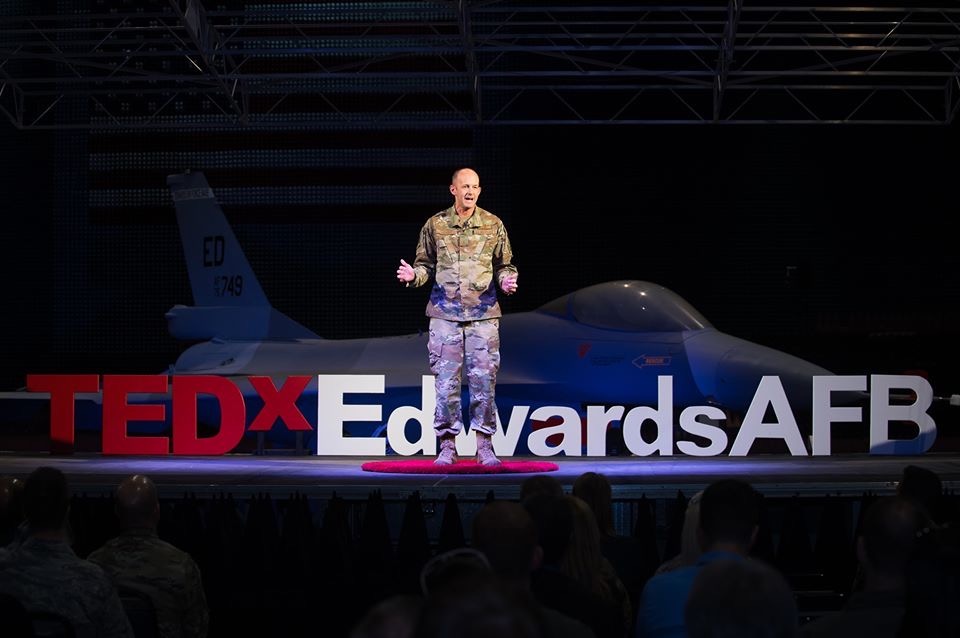 TedX at Edwards Air Force Base with Brigadier General John Teichert